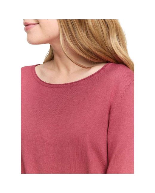 Pull 5659905 Tom Tailor en coloris Pink