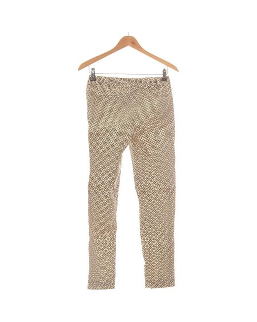 Pantalon Droit Femme 34 T0 Xs Pantalon La Redoute En Coloris Neutre Lyst