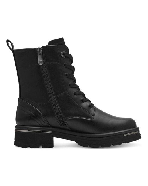 Bottines cordino booties Marco Tozzi en coloris Black
