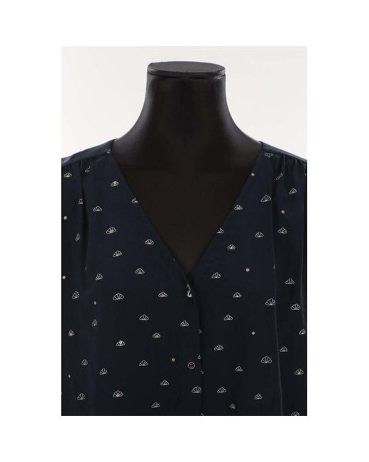 Blouses Blouse en soie Des Petits Hauts en coloris Blue