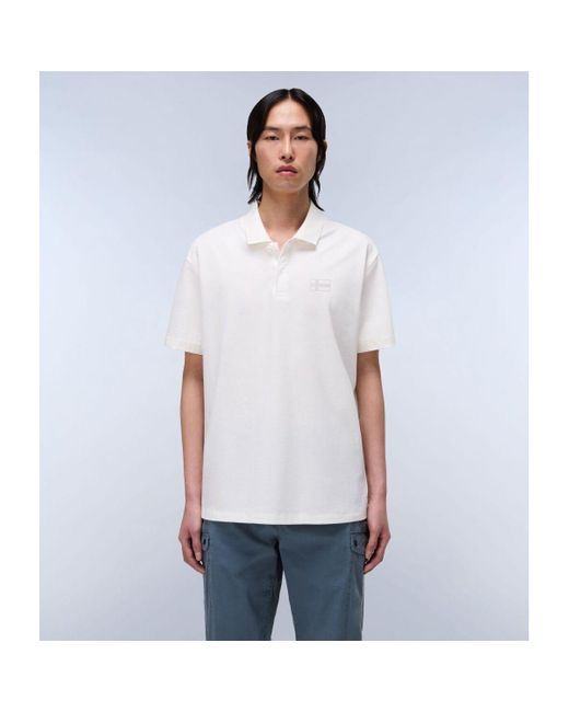 T-shirt E-SORANO - NP0A4IDC-2061 WHITE ERON Napapijri pour homme