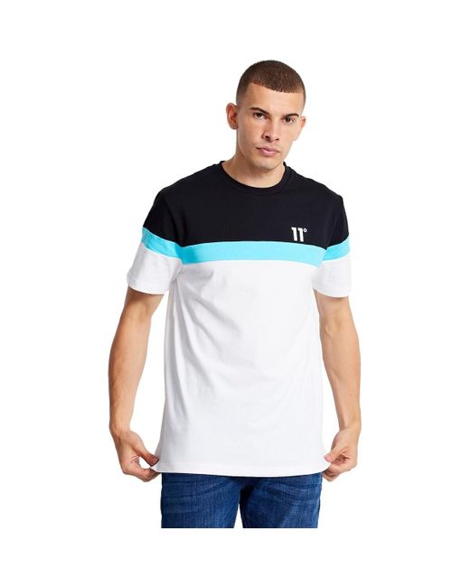 T-shirt 11 Degrees pour homme en coloris Blue