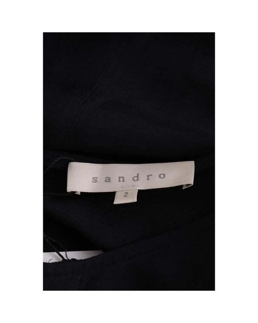 Robe Robe Noire Sandro en coloris Blue