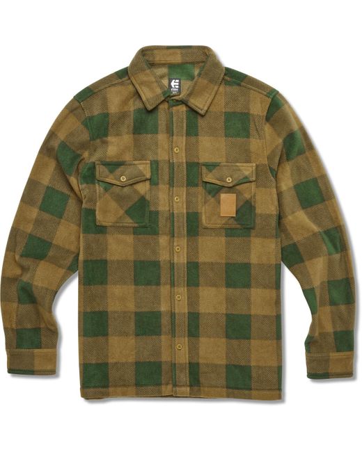 Sweat-shirt WOODSMAN FLEECE WOVEN OLIVE TAN Etnies pour homme en coloris Green