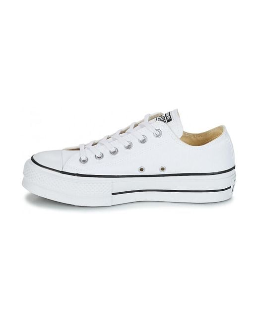 Baskets Chuck Taylor All Star Platform Canvas Converse en coloris White