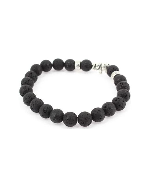 Bracelets Bracelet Pierres éléphant Clj Charles Le Jeune en coloris Black