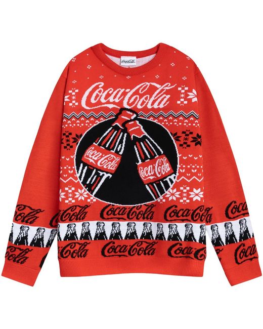 Pull Ns9082 Coca Cola pour homme en coloris Red