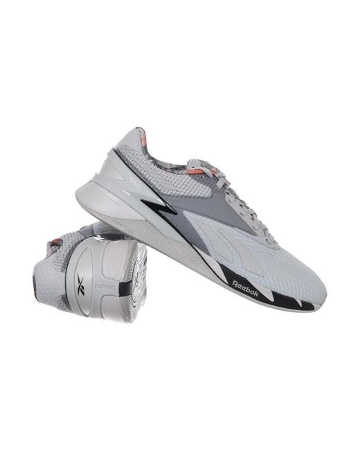 Ville basse Nano X3 Reebok en coloris Gray