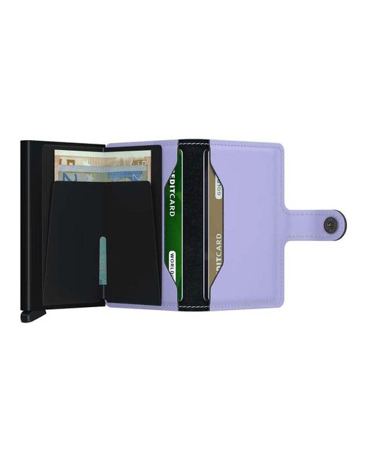 Portefeuille Miniwallet Matte Secrid en coloris Purple