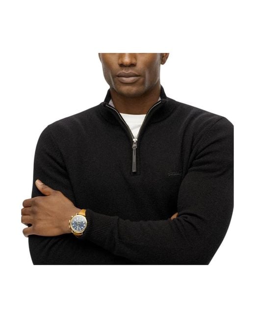 Pull Camionneur Superdry pour homme en coloris Black