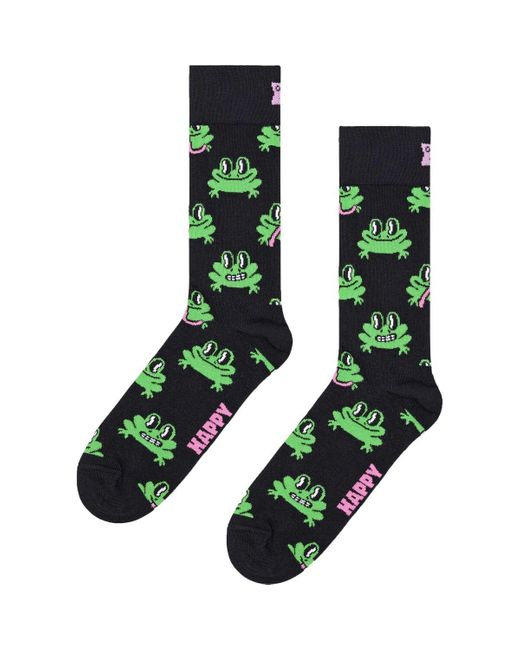 Chaussettes Chaussettes Frog Happy Socks pour homme en coloris Green