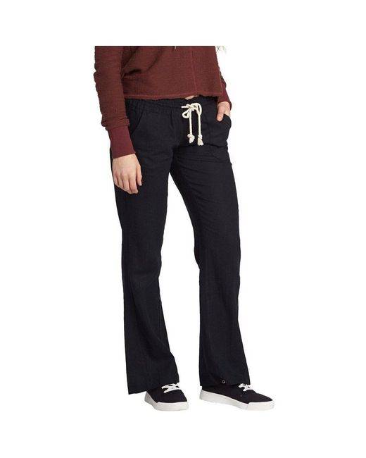 Pantalon Oceanside Roxy en coloris Black