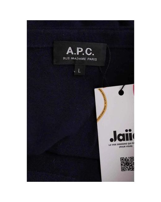 Pull Pull A.P.C. en coloris Blue