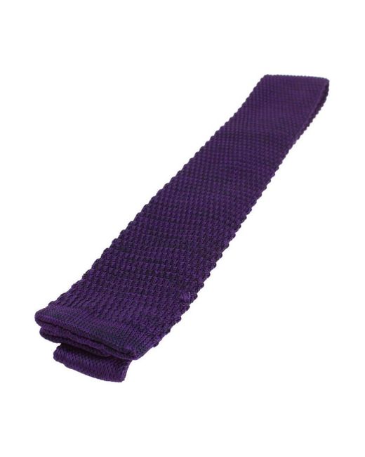 Cravates et accessoires Cravate tricot ARCOBALENO Clj Charles Le Jeune pour homme en coloris Purple