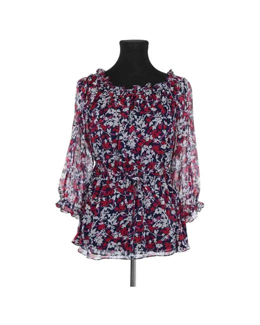Blouses Blouse en soie rose Diane von Furstenberg en coloris Purple