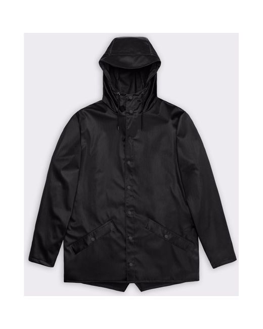 Parka Imperméable Jacket 12010 Black grain-047063 Rains pour homme