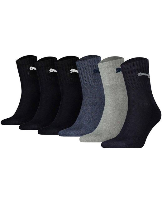 Collants & Bas Chaussettes PUMA en coloris Black
