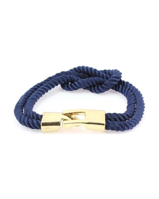 Bracelets Bracelet Noeud marin corde Clj Charles Le Jeune pour homme en coloris Blue