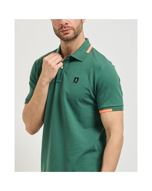 Polo Polo avec logo Refrigue pour homme en coloris Green