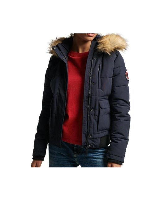 Superdry Donsjas in het Blue