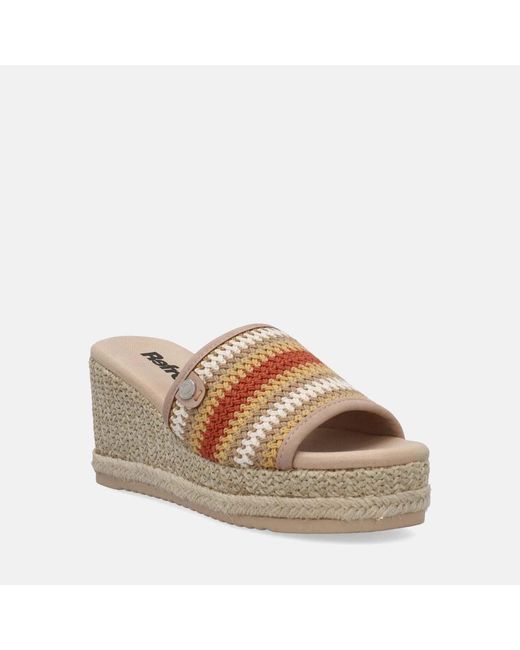 Mules Ciabatte Zeppa Refresh en coloris Brown