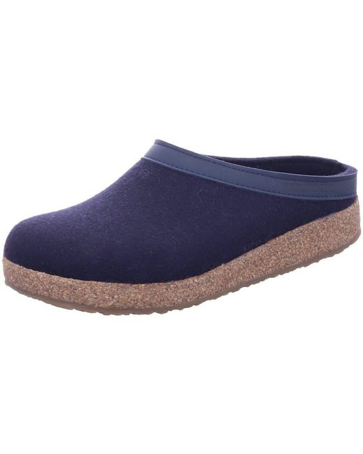 Chaussons Haflinger en coloris Blue