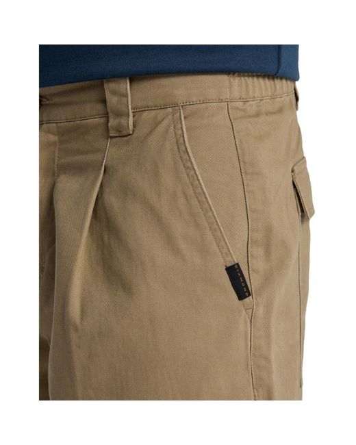 Pantalon Diamond Pleated Quiksilver pour homme en coloris Natural