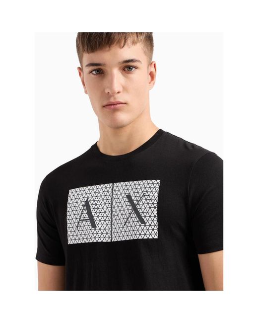 T-shirt T-shirt EAX pour homme en coloris Black