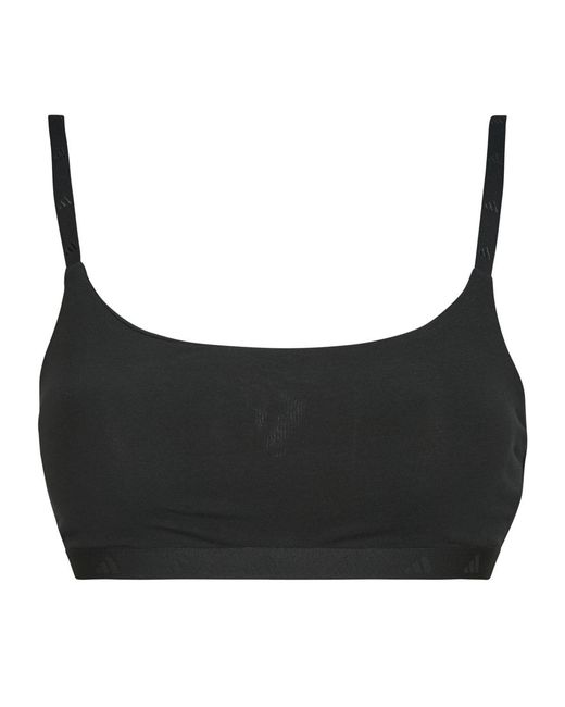 Adidas Bralette Active Essentials Cotton in het Black