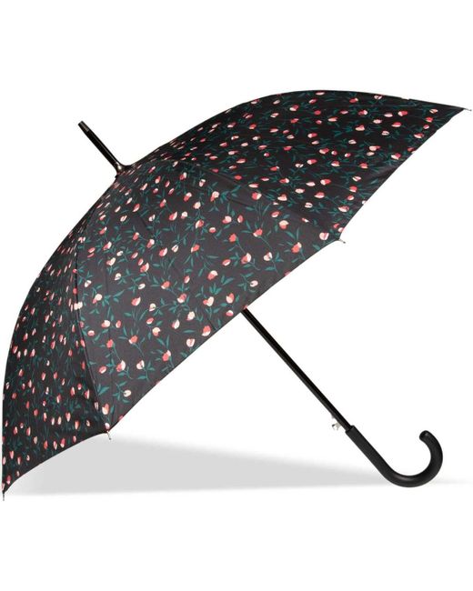 Parapluies Parapluie canne poignée gomme Isotoner en coloris Brown