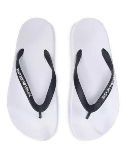 Tongs Tong EA7 pour homme en coloris Blue