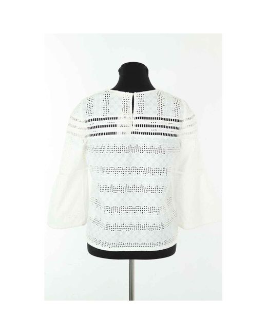Blouses Blouse en coton blanche Ba&sh en coloris Gray