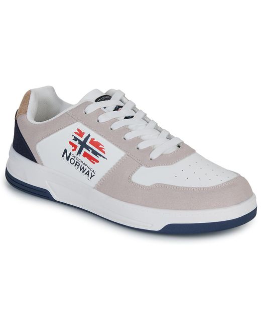 GEOGRAPHICAL NORWAY Sneaker Orty in White für Herren