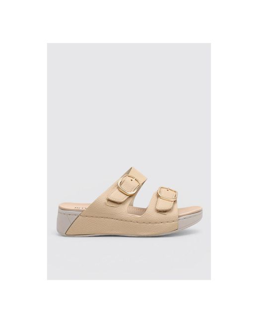 Sandales Compensées Variable Limma en coloris Metallic