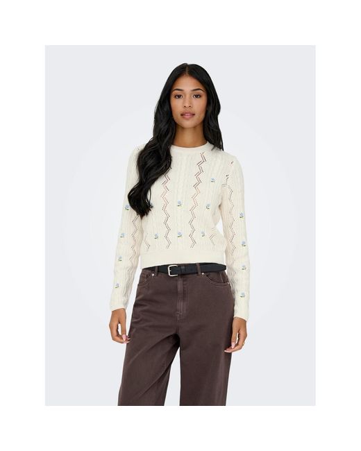 Pull 15358306 ONLY en coloris White