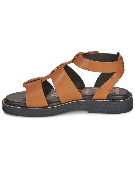 Sandales KICK LILA Kickers en coloris Brown