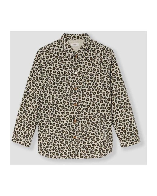 Vestes de costume ALMA veste surchemise leopard Promod en coloris Noir Lyst
