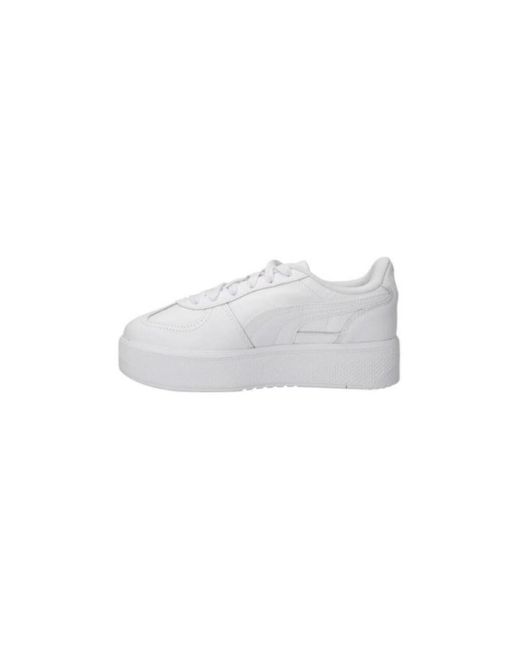 Baskets basses 400461_03_palermo_elevata_lth_wns PUMA en coloris White