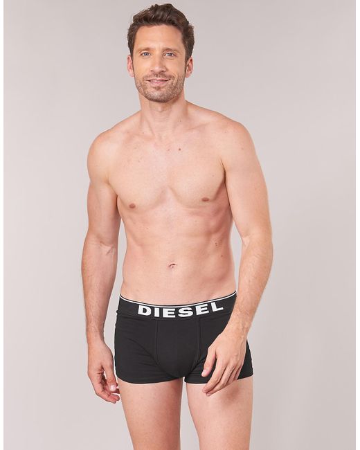 DIESEL Boxers Damien in het Zwart voor heren - Lyst