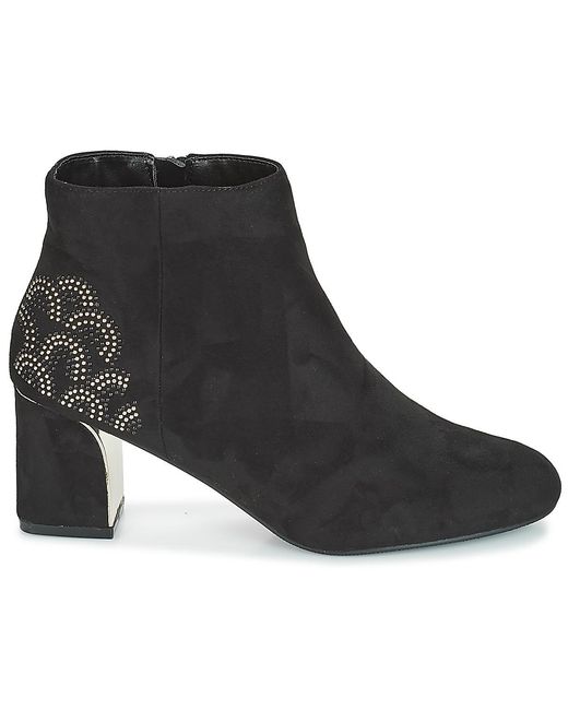 Moony Mood Enkellaarzen Jasmina in het Black