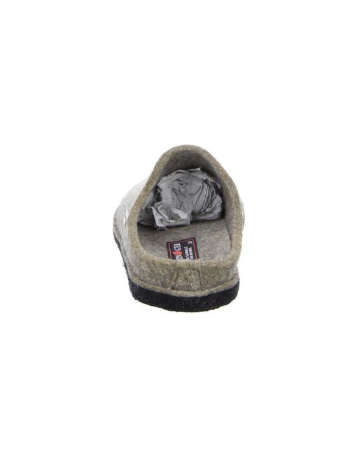Chaussons Haflinger pour homme en coloris Gray