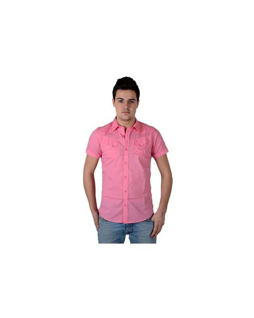 Chemise Chemise Terry Acid pink Kaporal pour homme
