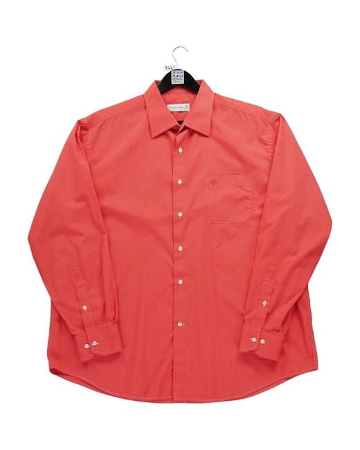 Chemise 201234 Dior pour homme en coloris Red