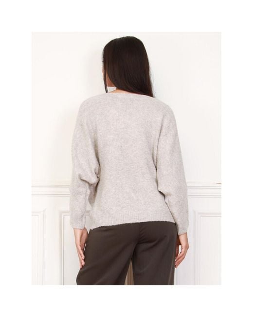 Pull Pulls Pour Femme La Modeuse en coloris White