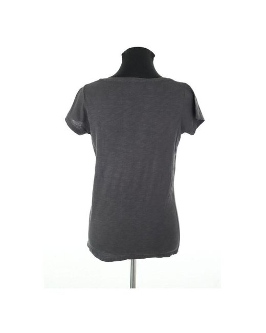 T-shirt T-shirt en coton gris Leon & Harper en coloris Black