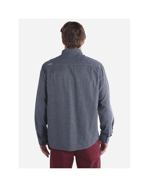 Chemise Chemise m.longues flanelle hilltop Oxbow pour homme en coloris Gray