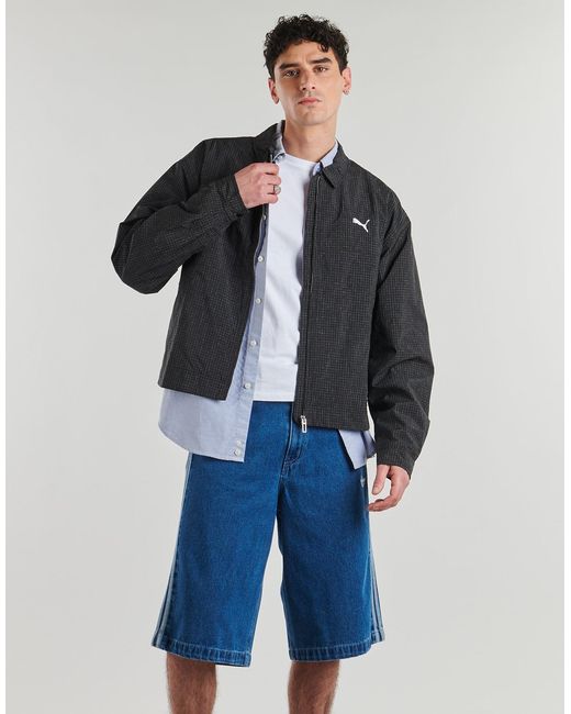 PUMA Windjack Wardrobe Essential Chore Jacket in het Gray voor heren