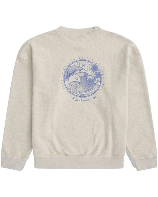 Sweat-shirt MW4690 Animal en coloris White