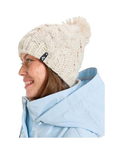 Bonnet Winter Roxy en coloris Natural