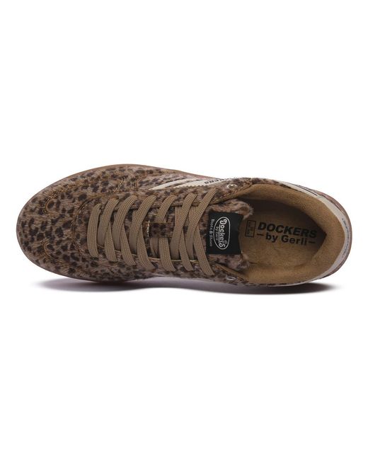 Baskets BEIGE Dockers en coloris Brown